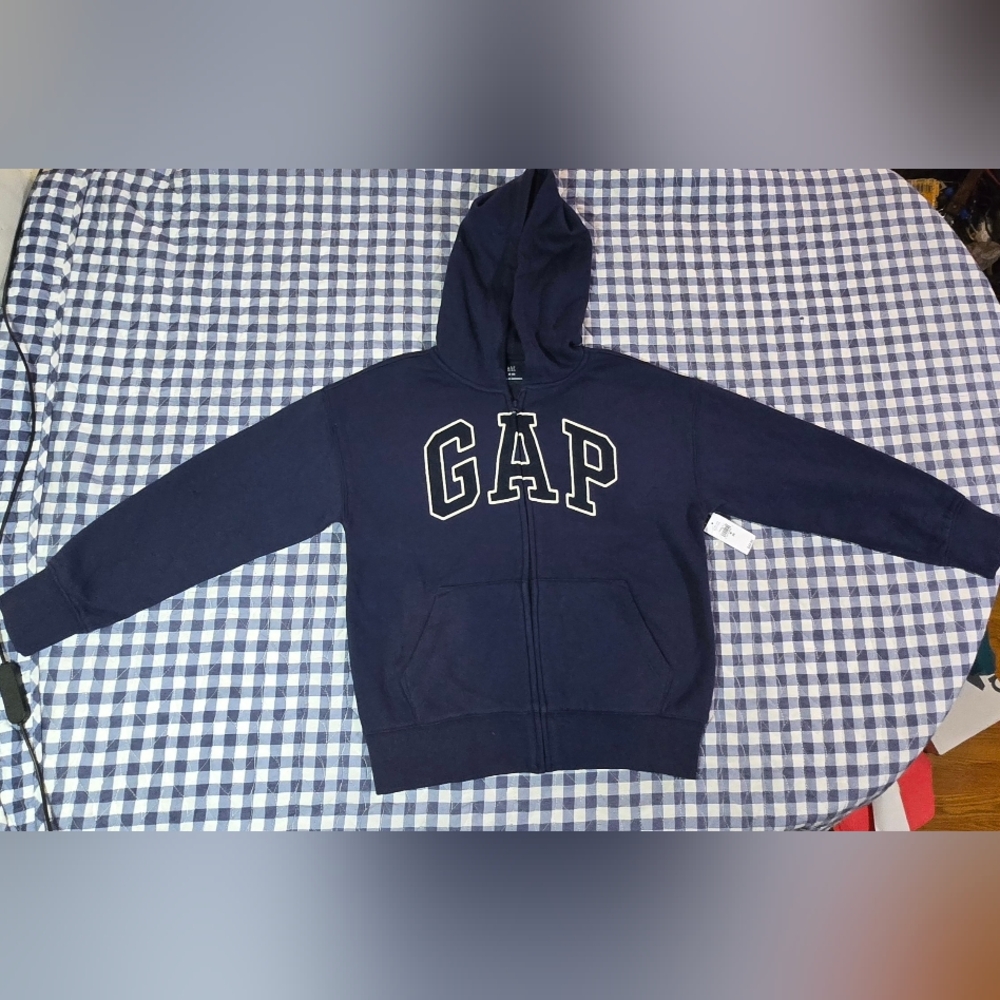 GAP Kids Dark Blue Zip-Up Hoodie